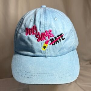 Adams “Drag Slays Hate” Cool-Crown Cap with Pink Embroidery.